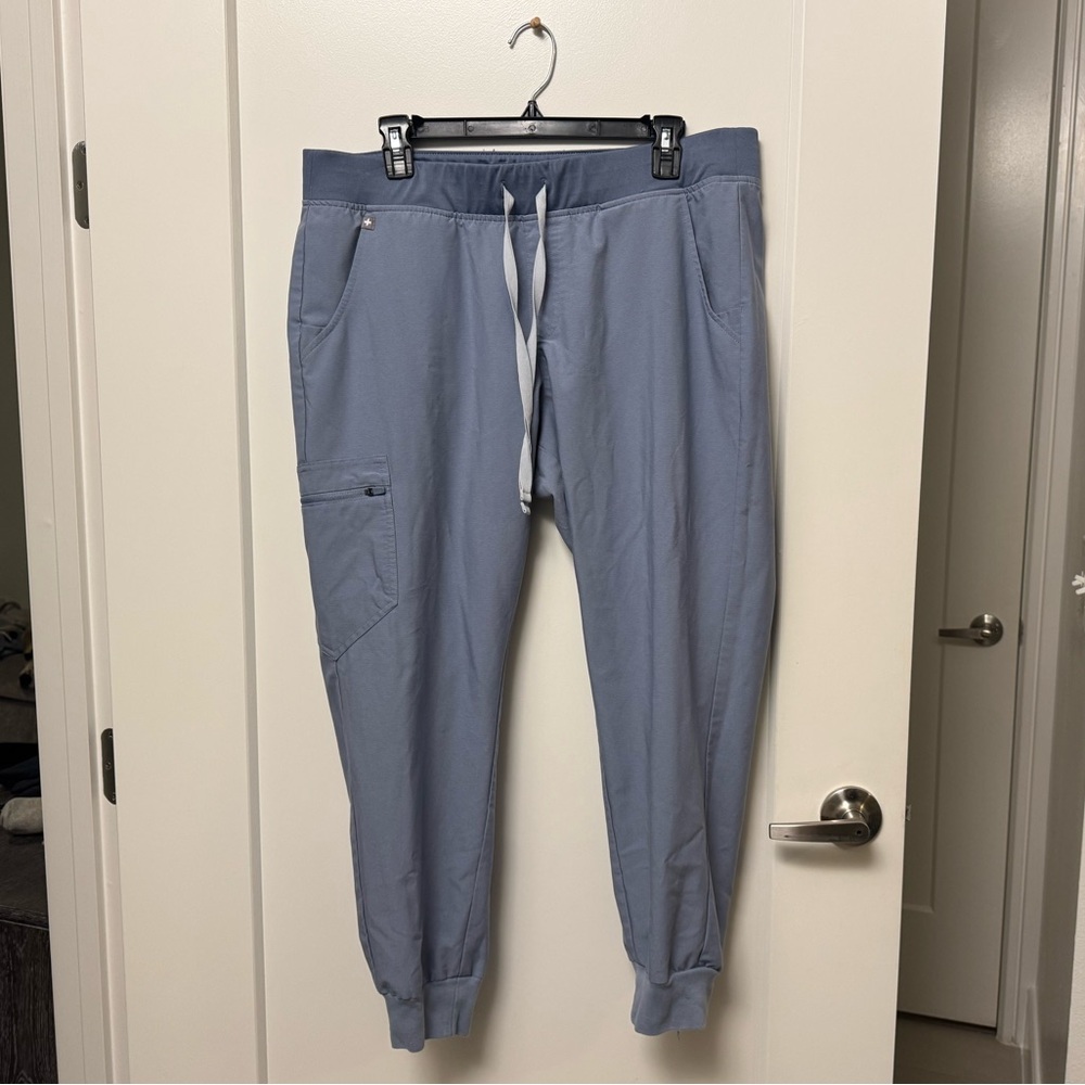 Figs Zamora Jogger Scrub Pants - Vapor Blue - XL petite